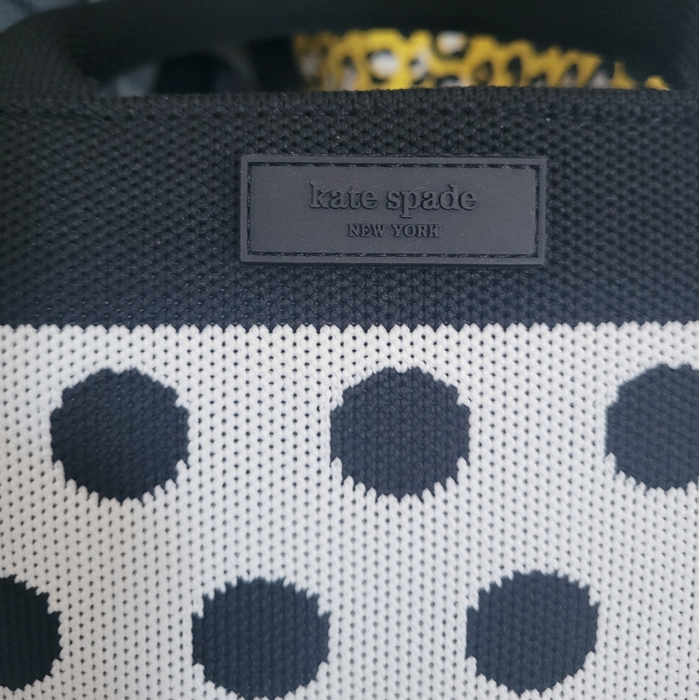 Kate Spade Elegant Black and White Polka Dot Crossbody Bag - Picture 6 of 7